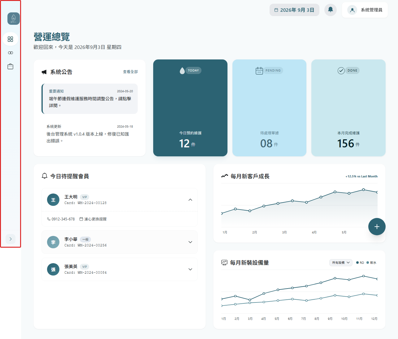 側邊欄收合